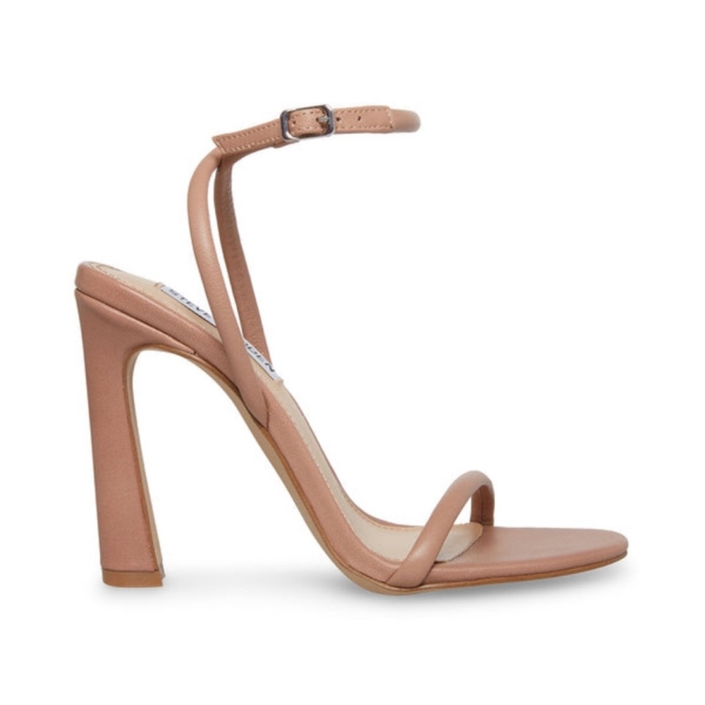 Steve Madden Becky Leather Heel Sandal